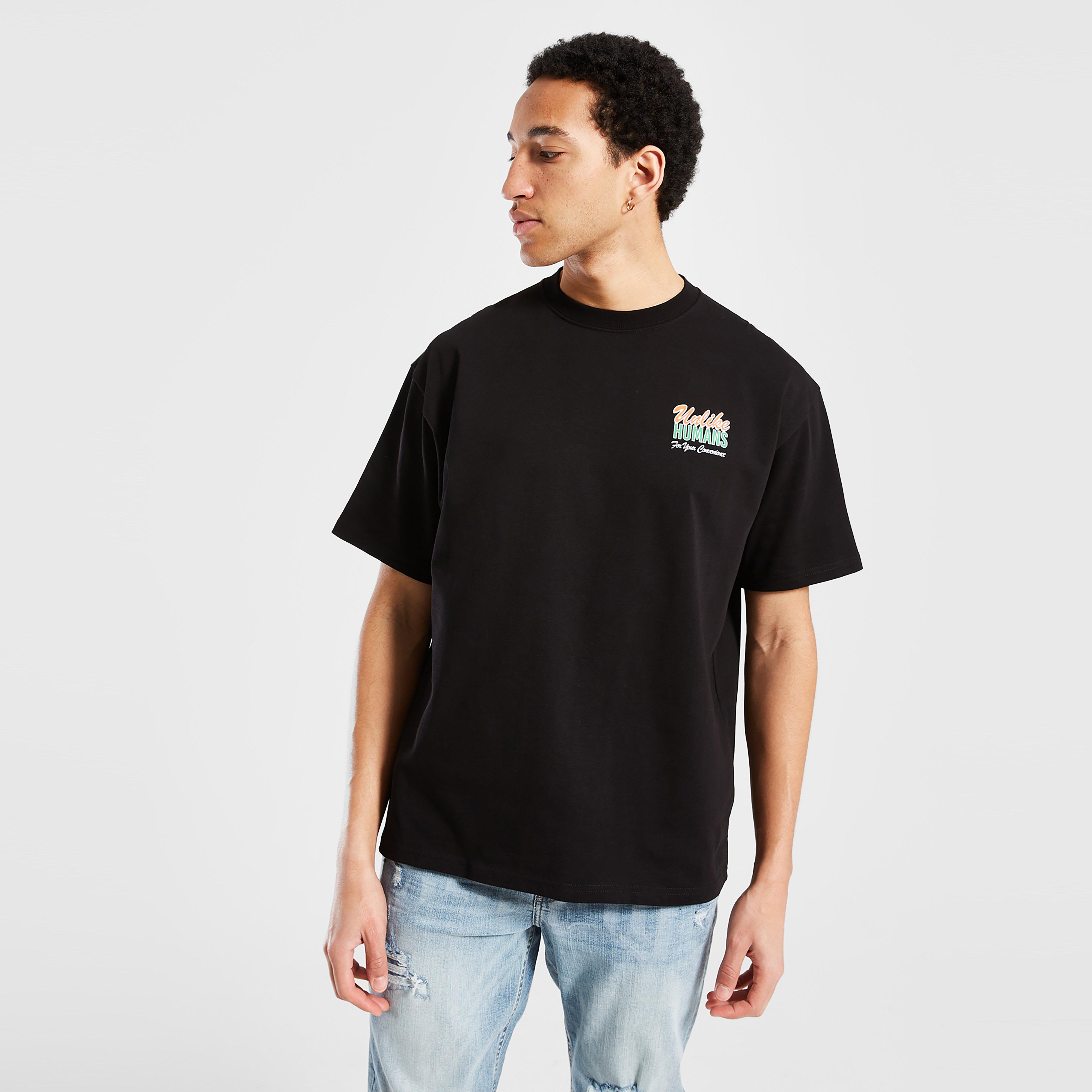 Tricou pentru bărbați UNLIKE HUMANS TRICOU BODEGA TEE BLK-BLK TRICOU