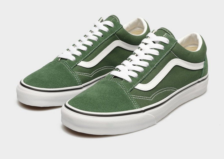 Pánske topánky skate VANS OLD SKOOL VN0005UF6QU1 Zelená
