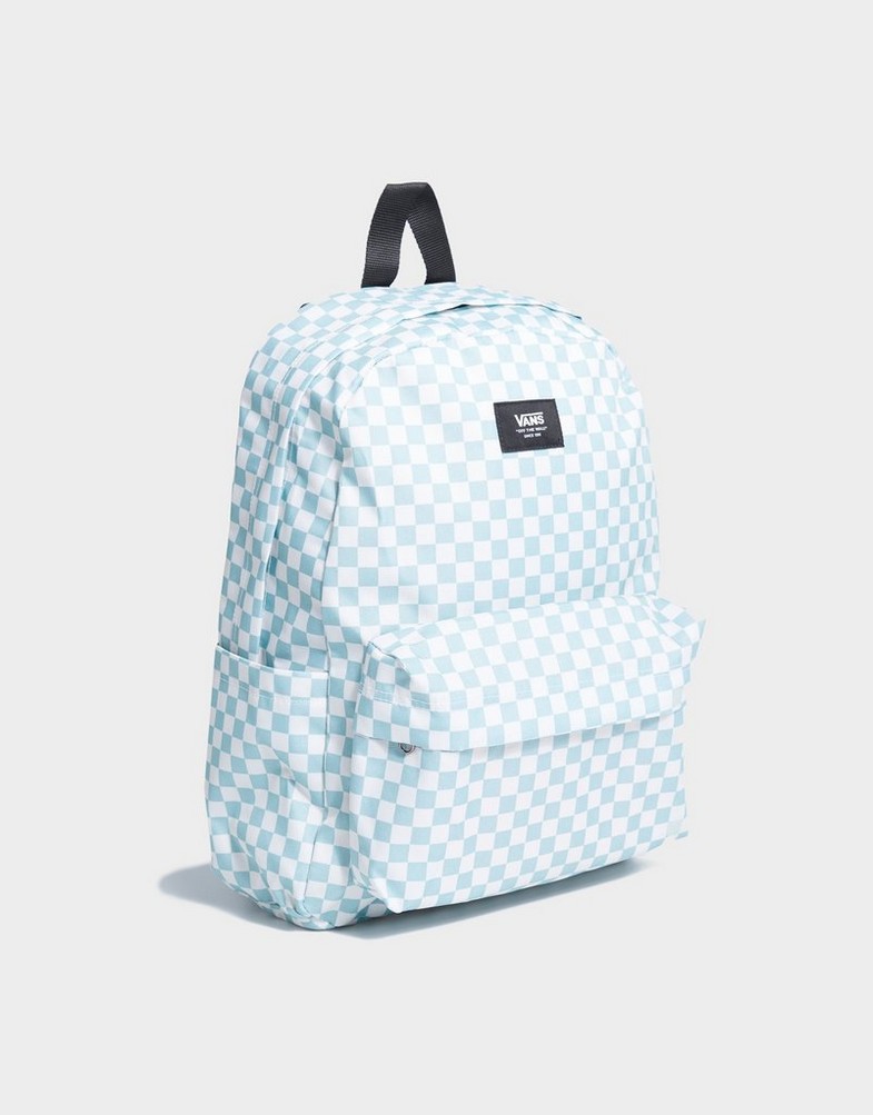 Rucsac pentru bărbați VANS RUCSAC OLD SKOOL CHECK BACKPACK VN000H4XM8I1 Albastru