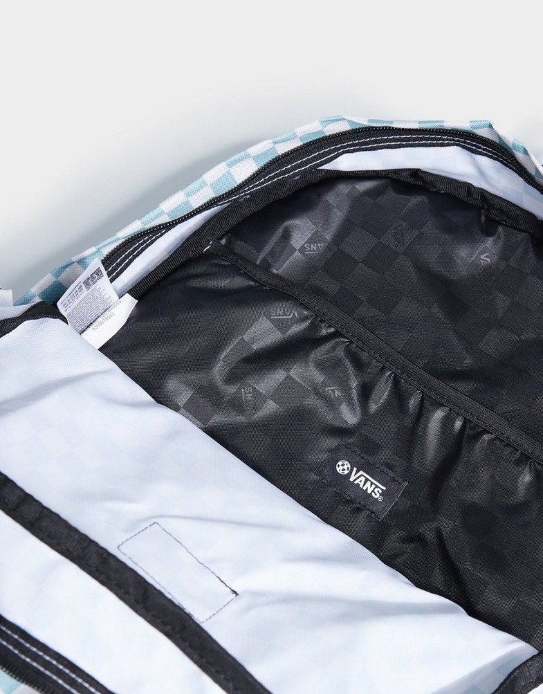Rucsac pentru bărbați VANS RUCSAC OLD SKOOL CHECK BACKPACK VN000H4XM8I1 Albastru