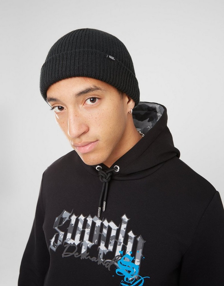 Жіночі зимові шапки VANS КЕПКА ЗИМОВА CORE BASICS BEANIE VN000K9YBLK1 Чорний