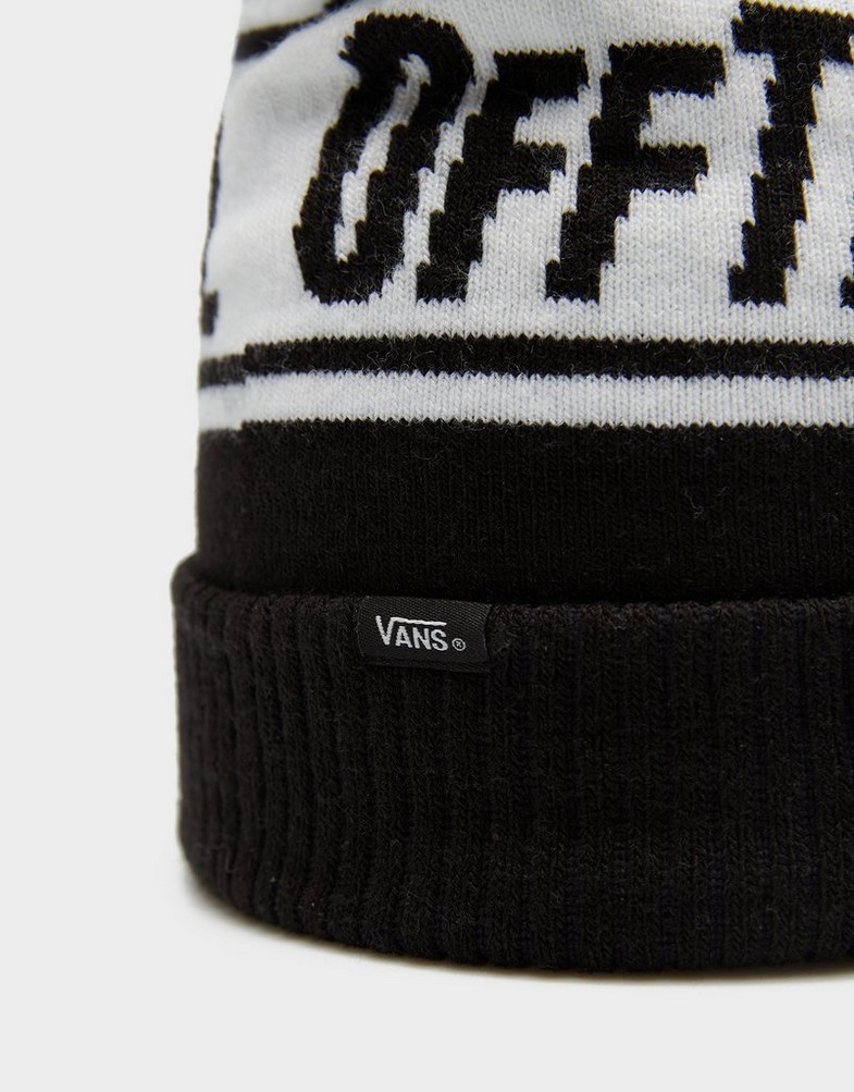 Căciulă pentru femei VANS CACIULA DE IARNĂ MN OFF THE WALL POM BEANIE VN0A2YR7Y281 Negru