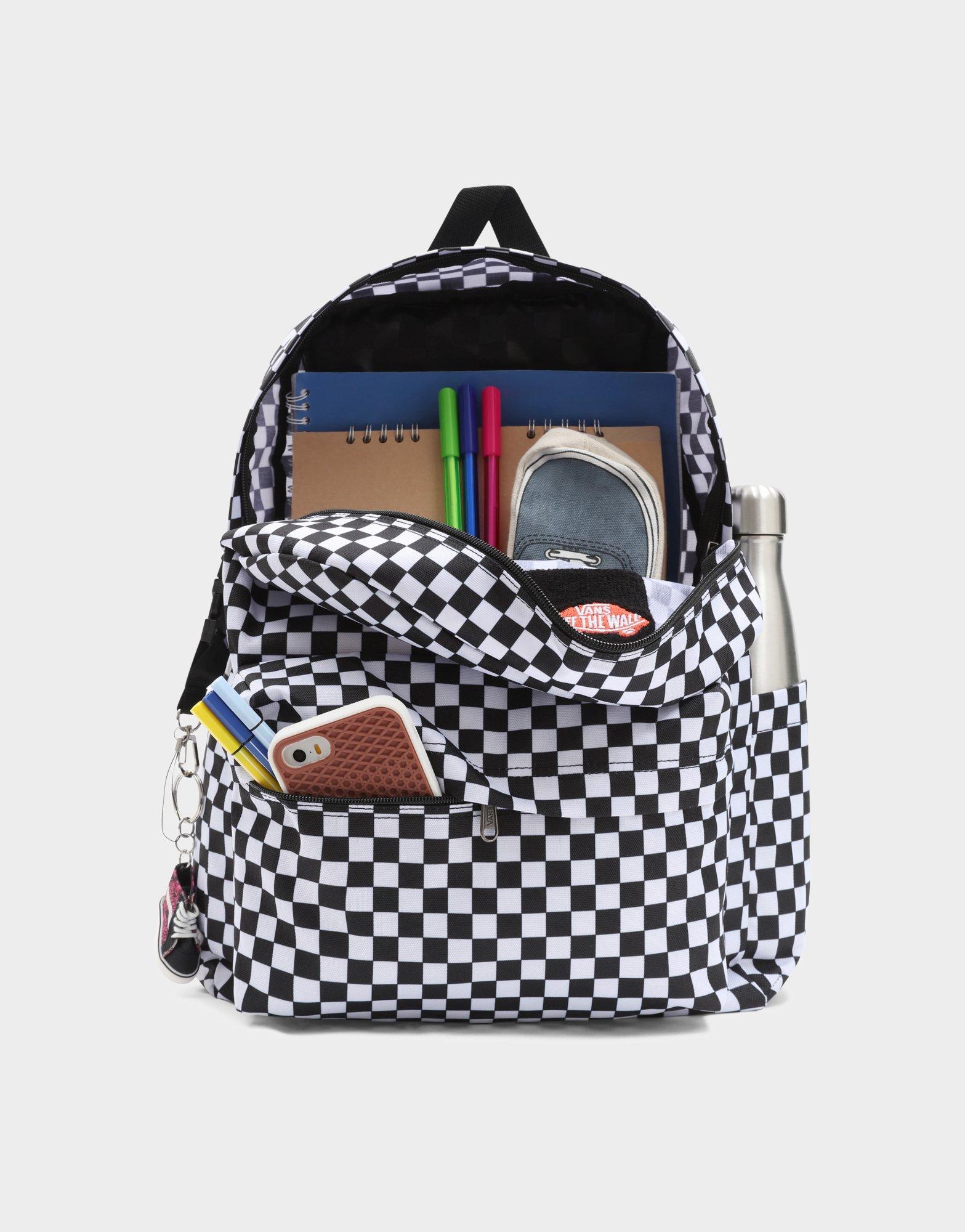 Pánský batoh VANS BATOH OLD SKOOL CHECK BACKPACK VN0A5KHRY281 Černá