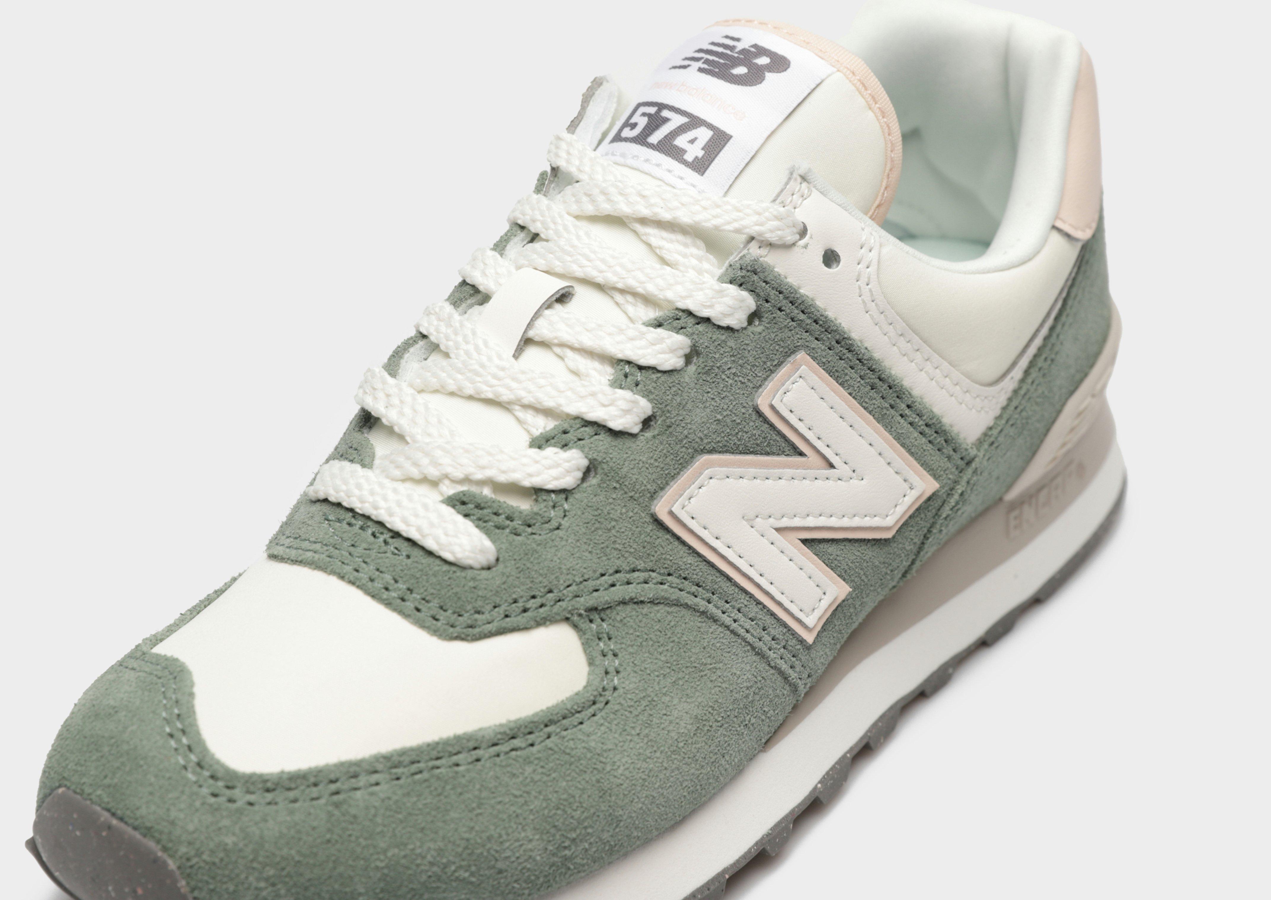 New Balance 574 J3 ホワイト/グリーン New Balance 574 J3 ホワイト/グリーン