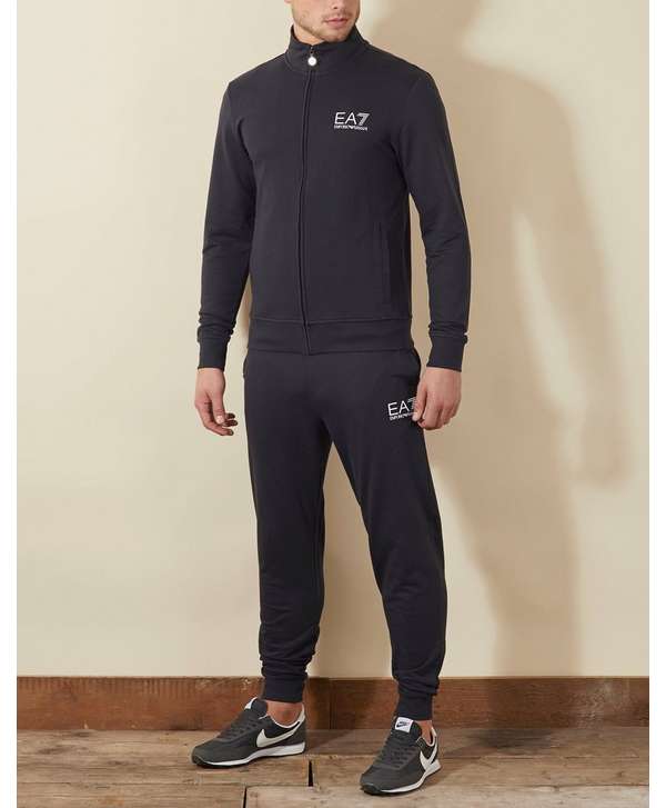 emporio armani ea7 side panel fleece joggers