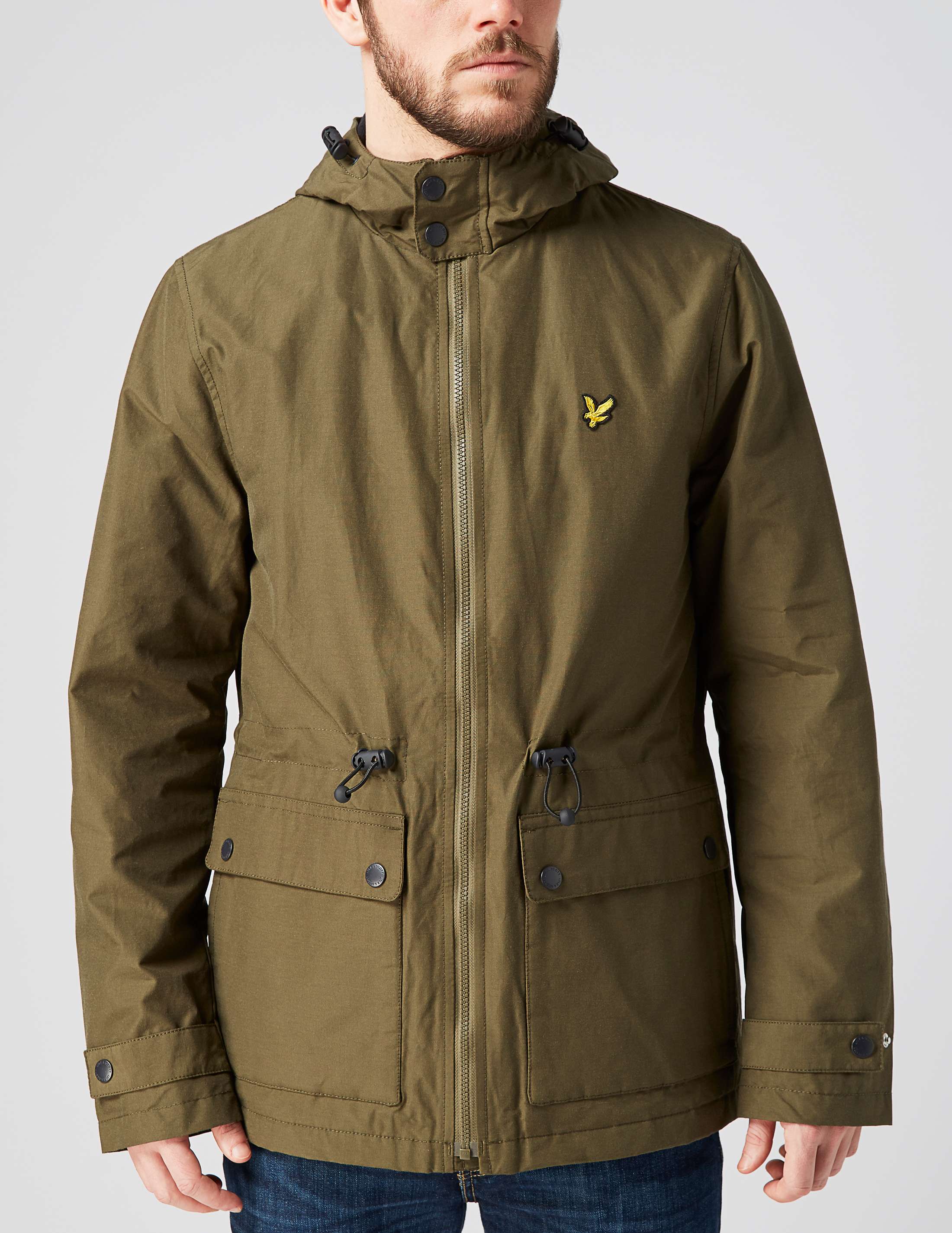 microfleece hooded jacket