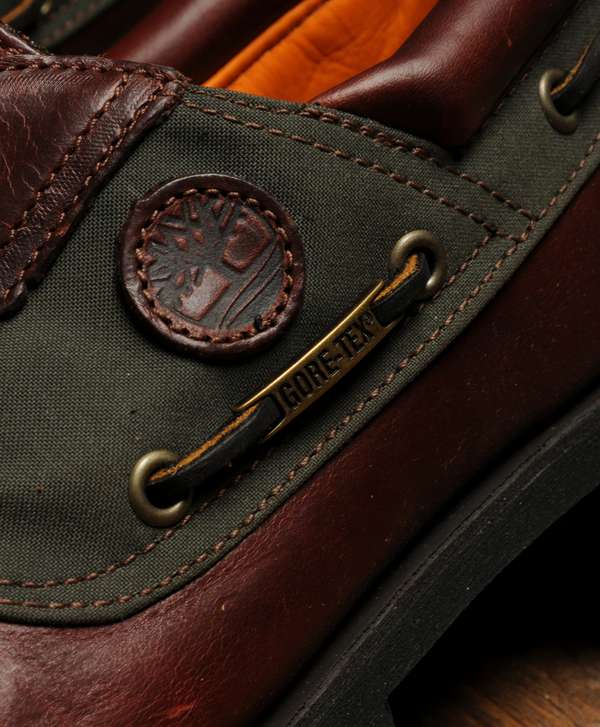 timberland 3 eye padded collar
