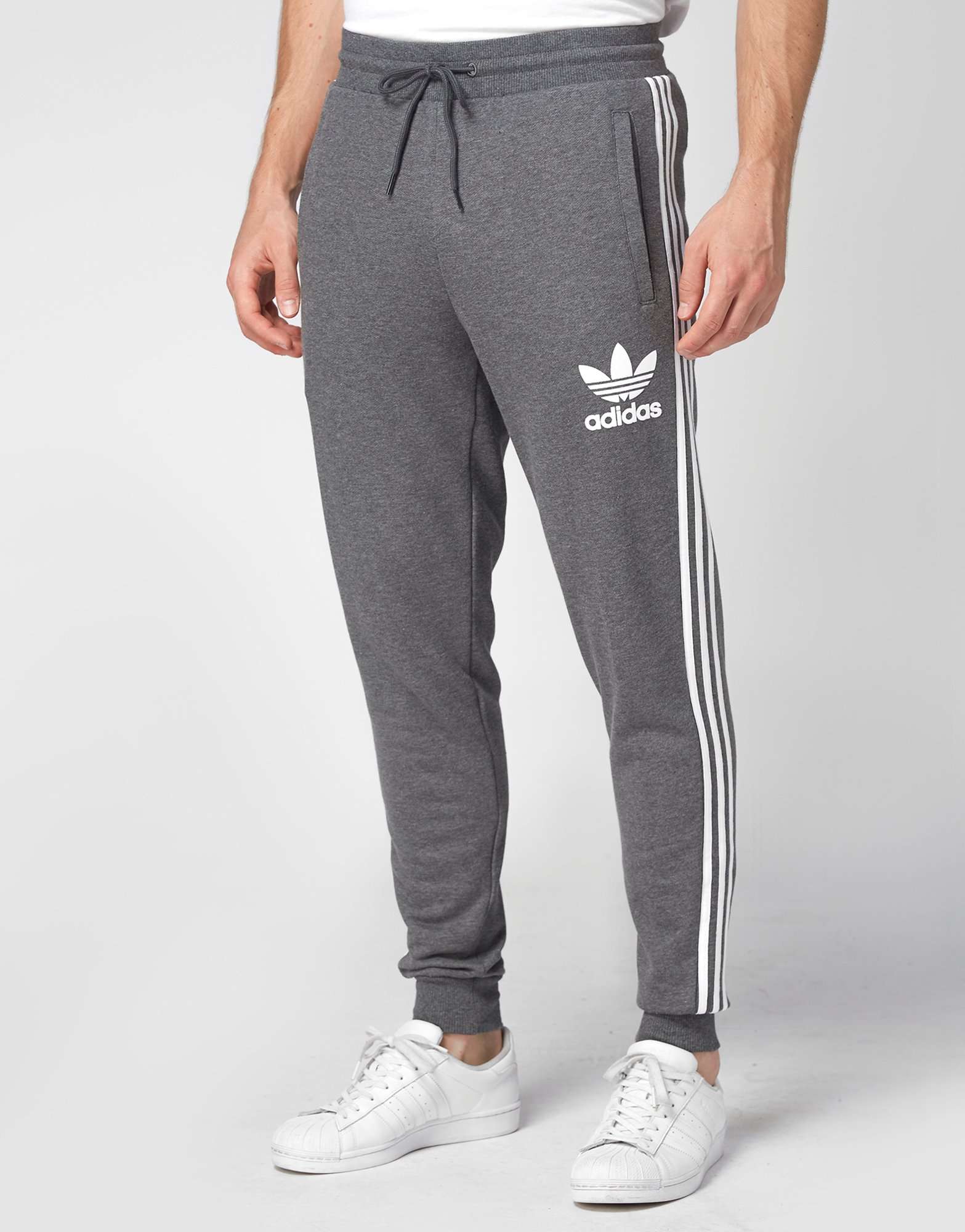 trefoil essentials cuffed joggers