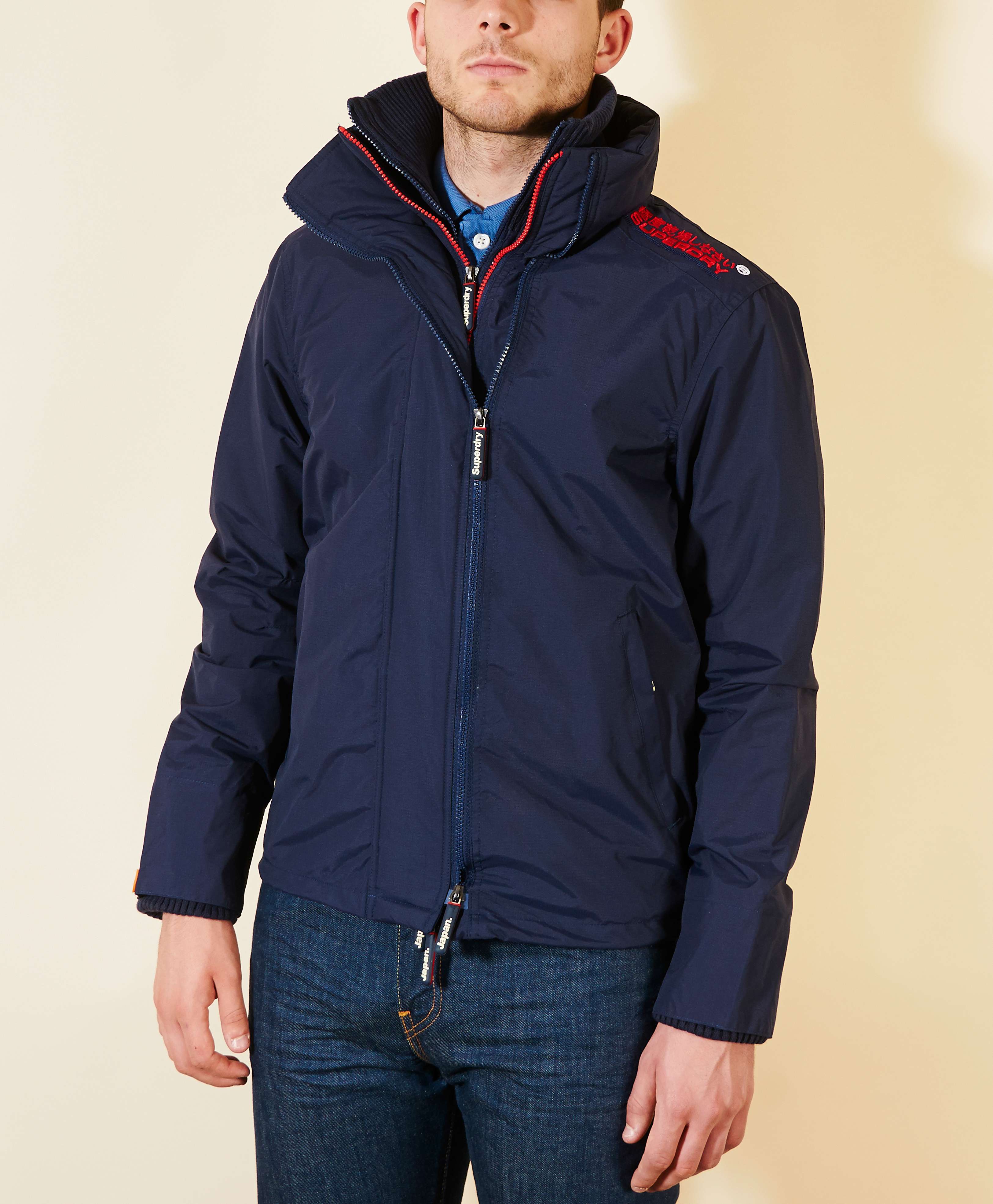 super dry blue jacket