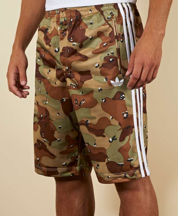 adidas continental camo shorts