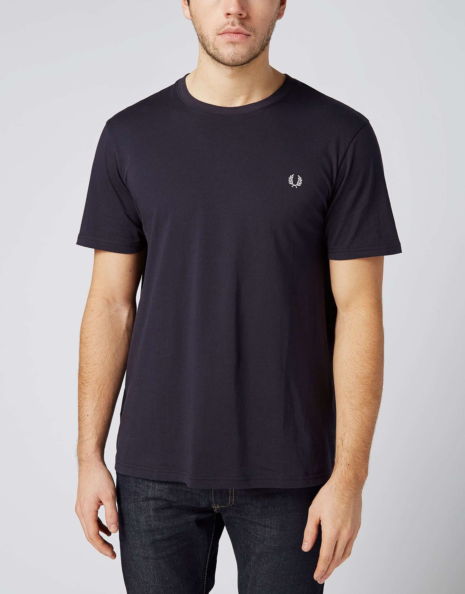 Fred Perry Crew Neck Short Sleeve T-Shirt | scotts Menswear