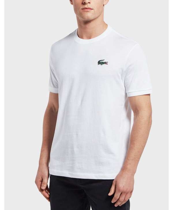 Lacoste Big Croc Logo Short Sleeve T-Shirt | scotts Menswear