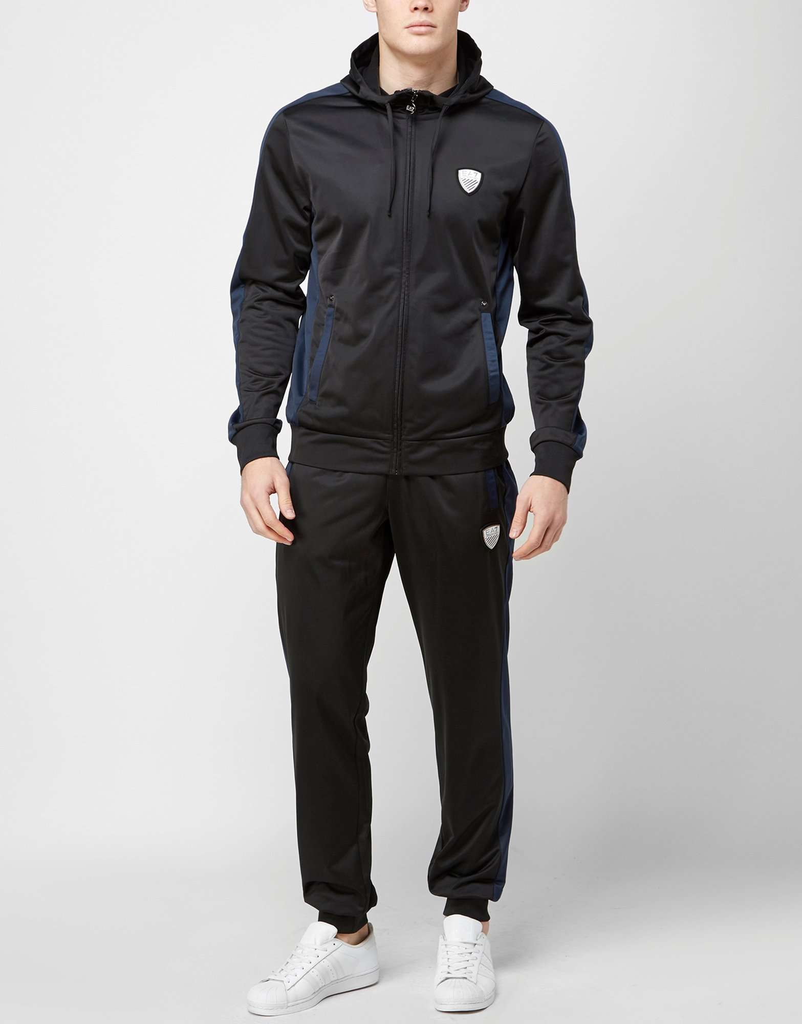 emporio armani ea7 poly hooded tracksuit