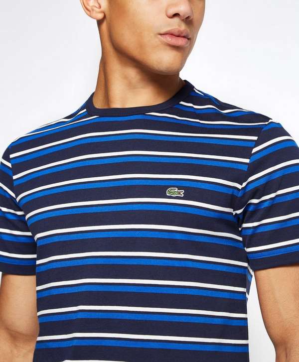 lacoste striped t shirt mens