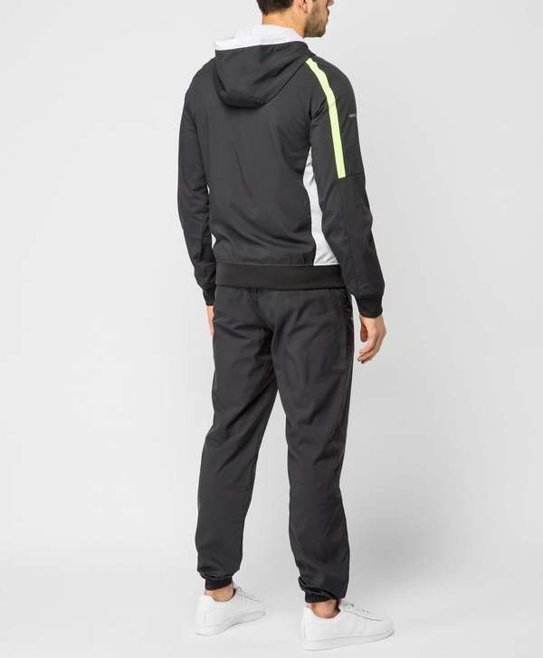 ea7 tracksuit mens grey