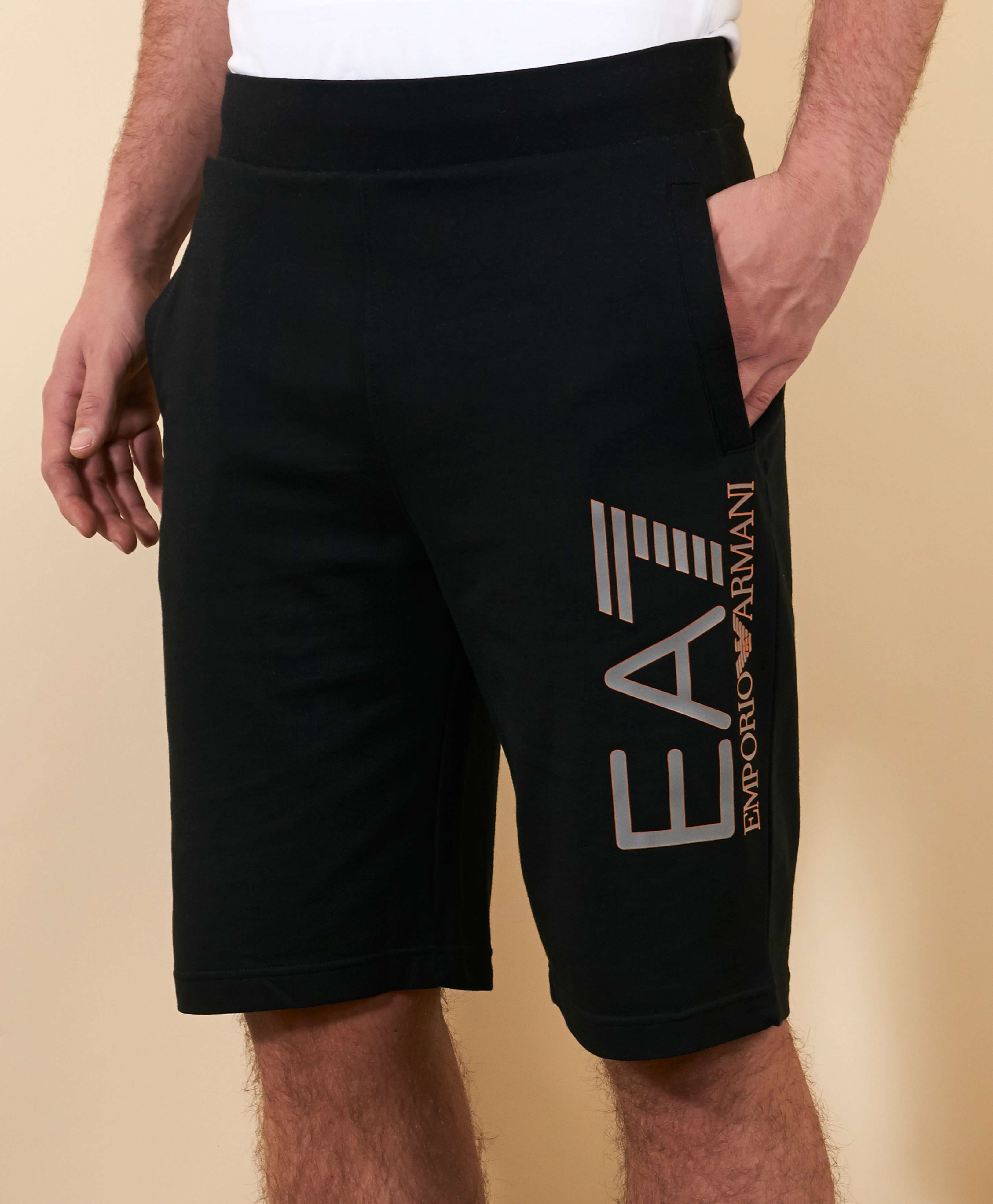 emporio armani ea7 side panel fleece joggers