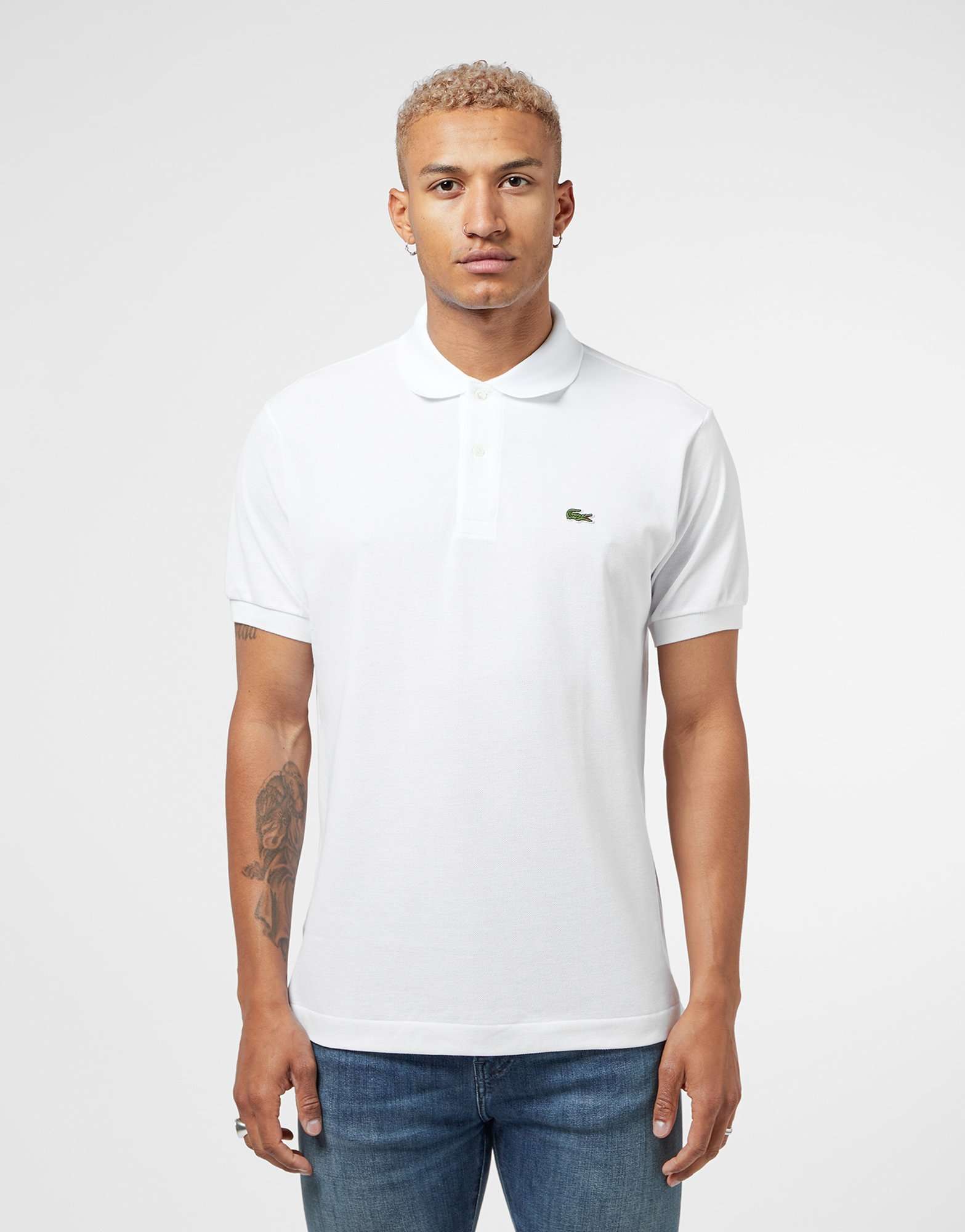 White polo shirt