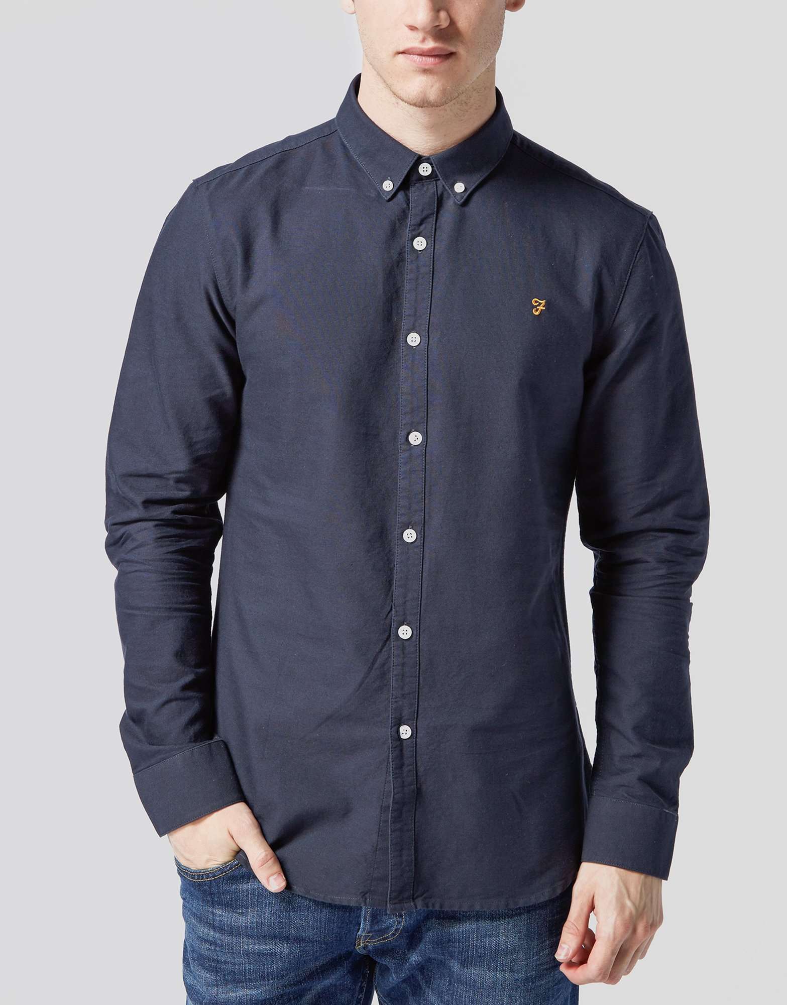 farah purple shirt