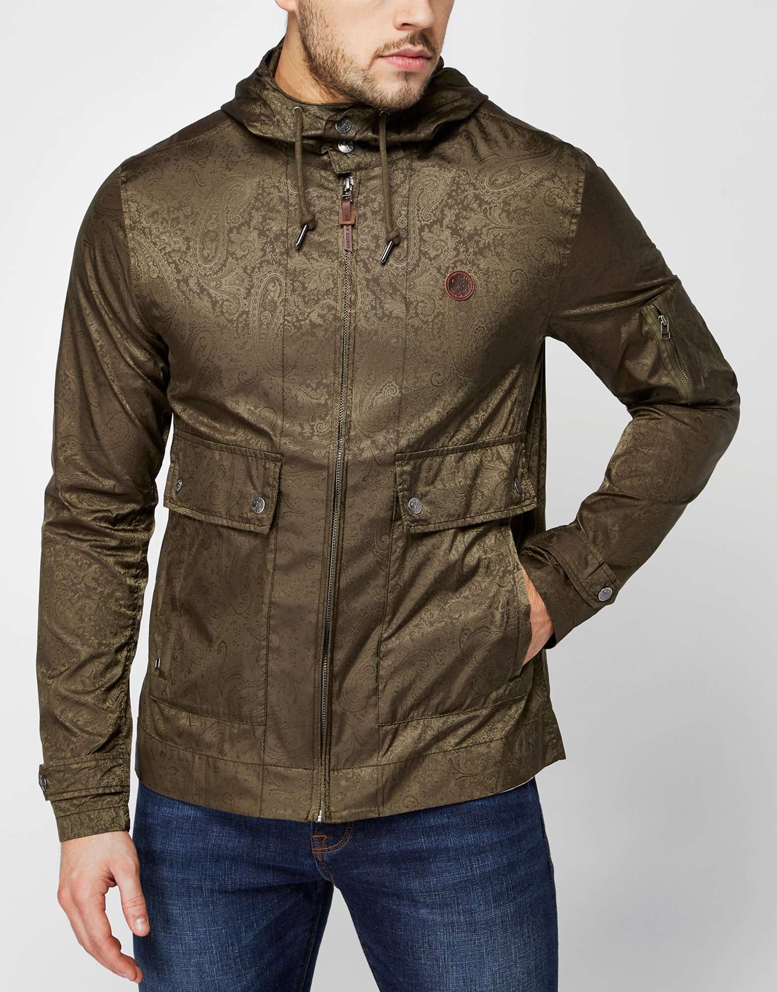 pretty green wren paisley jacket