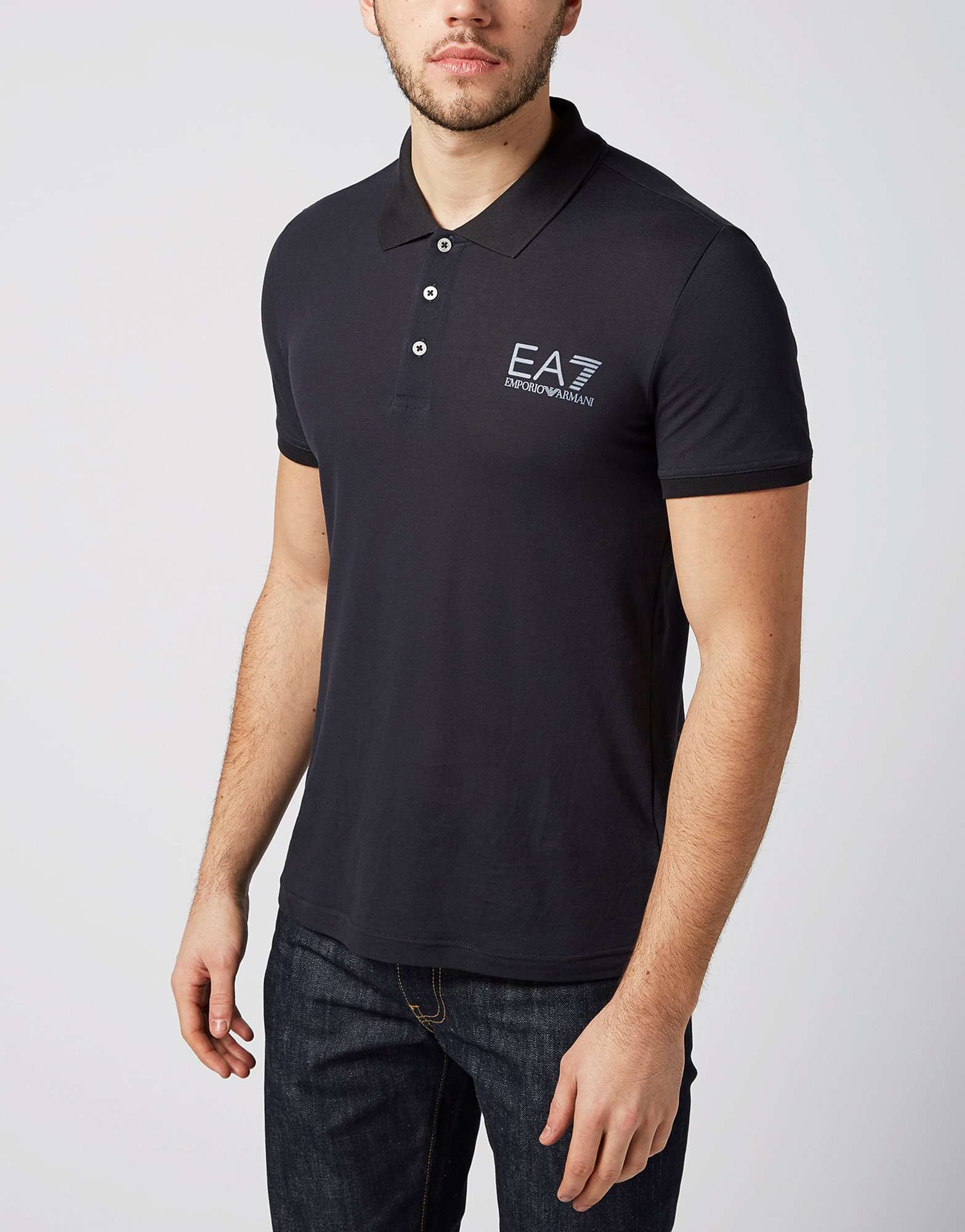 armani full sleeve polo