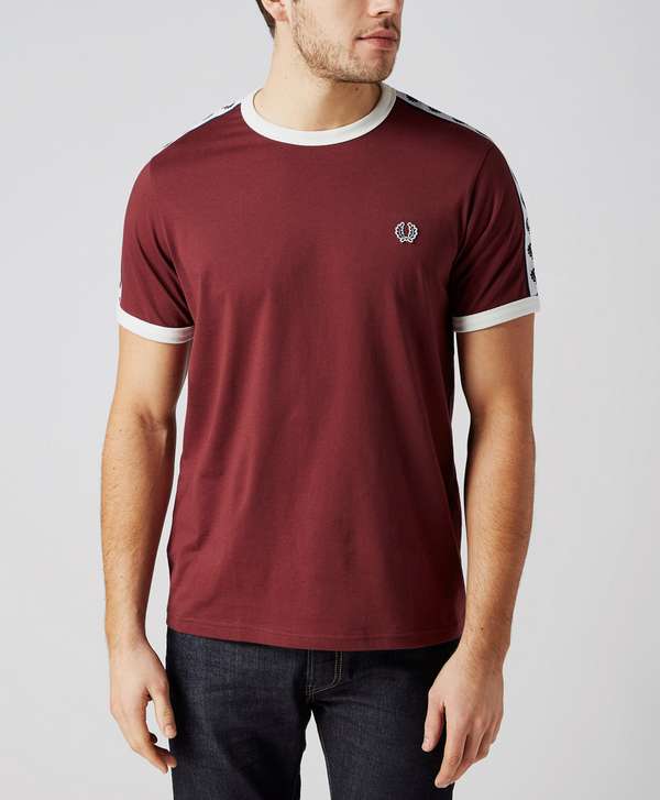 t shirt fred perry taped