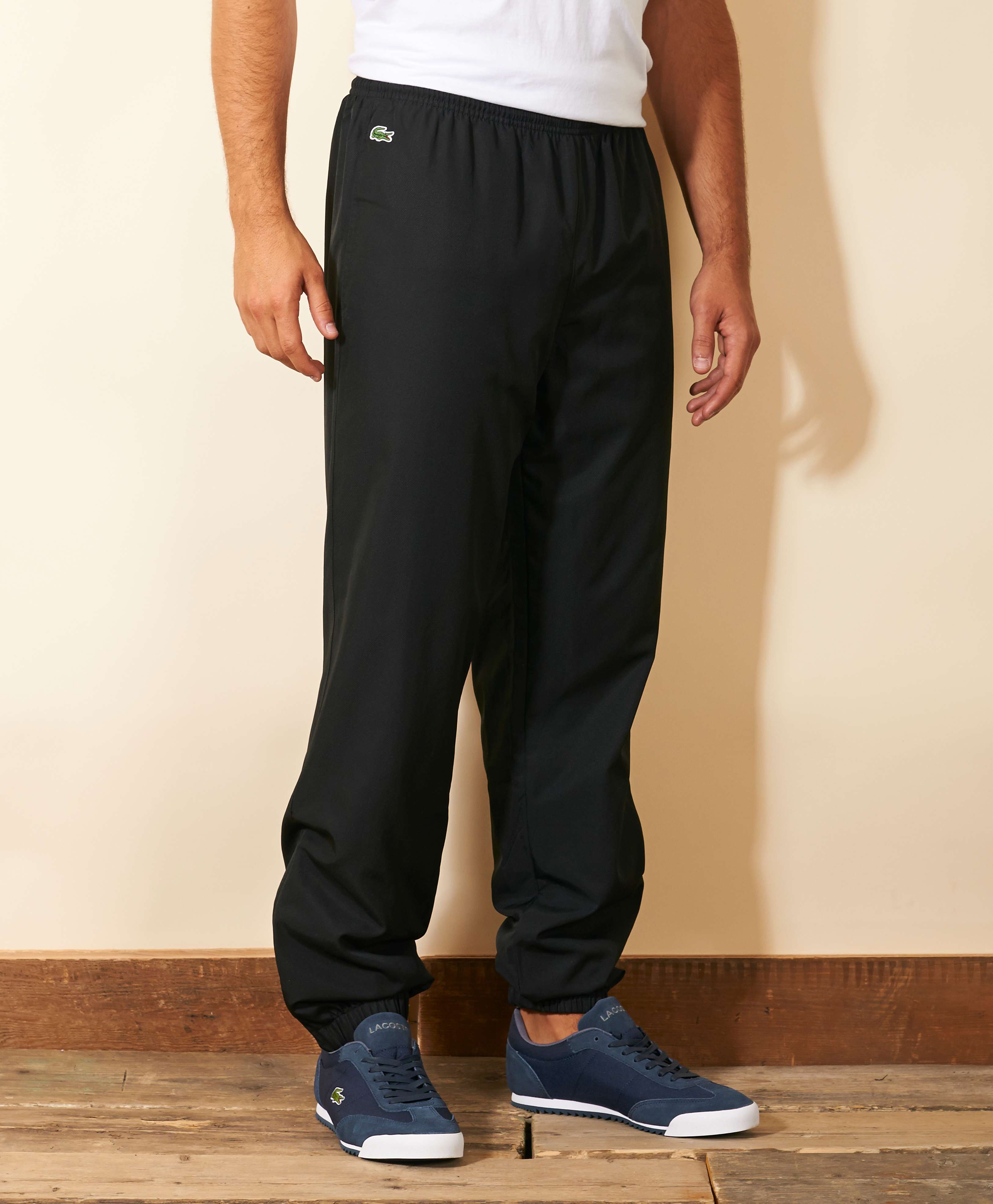 lacoste guppy track pants grey