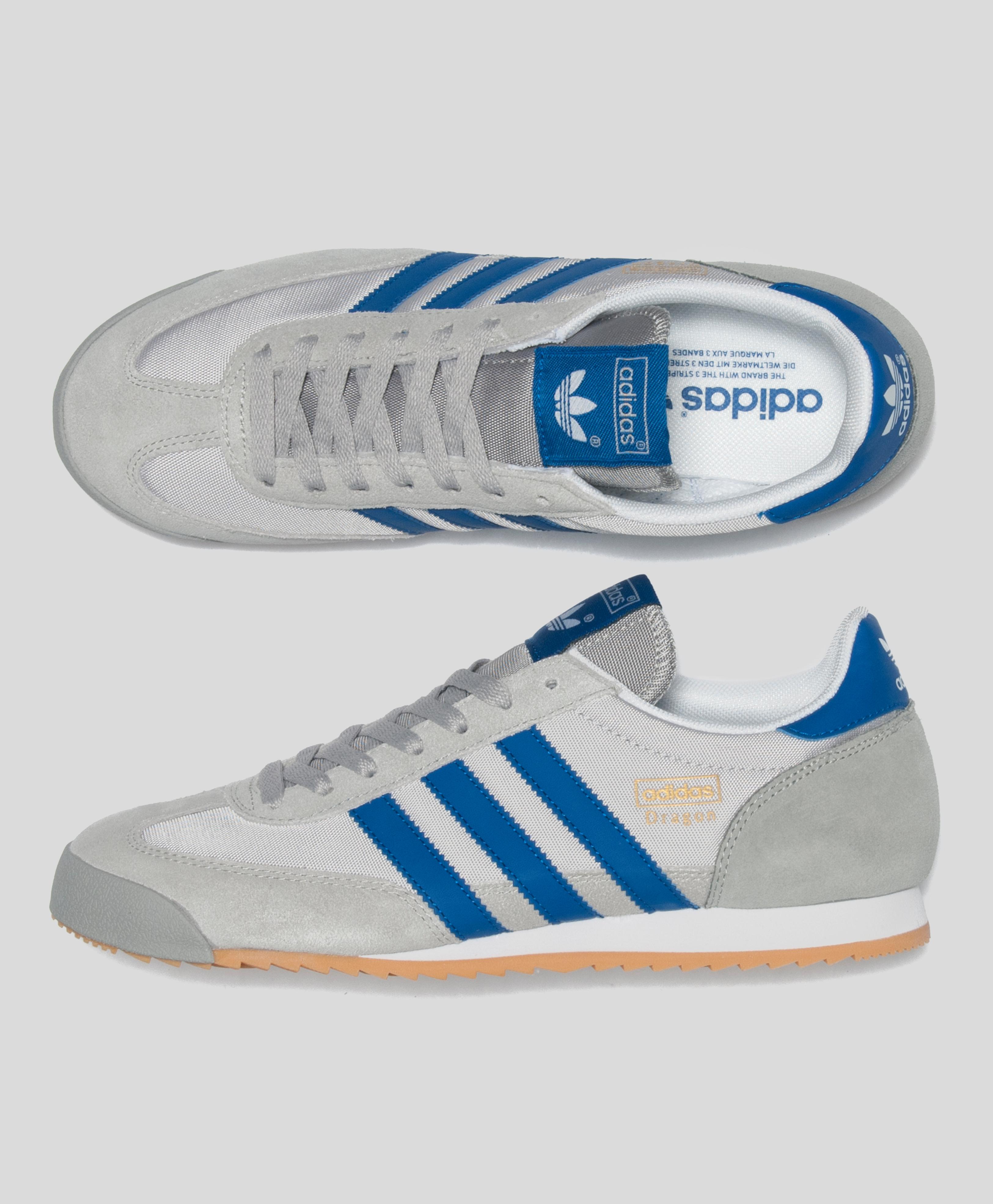 adidas dragon white blue