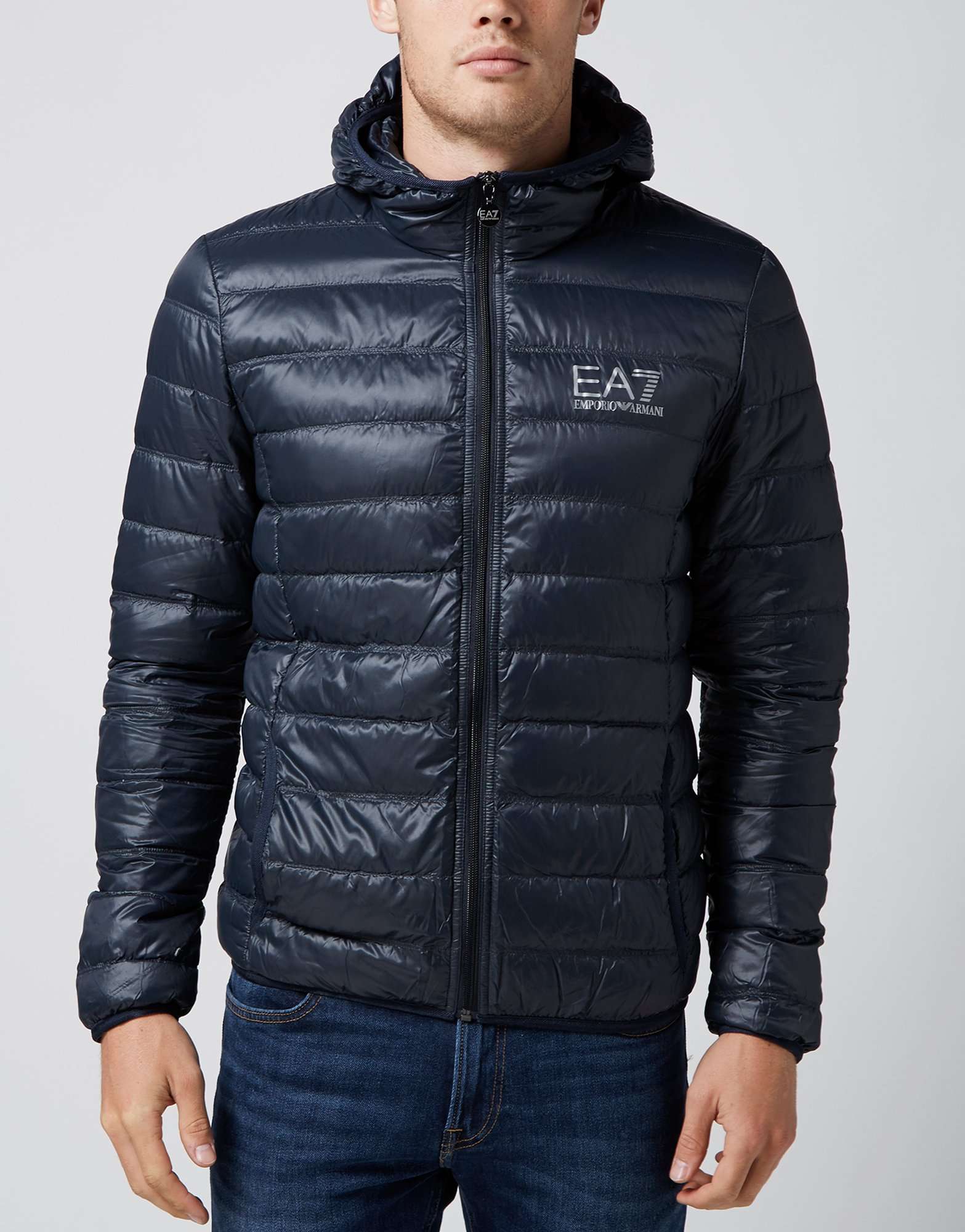 Emporio Armani EA7 Bubble Hooded Jacket | scotts Menswear