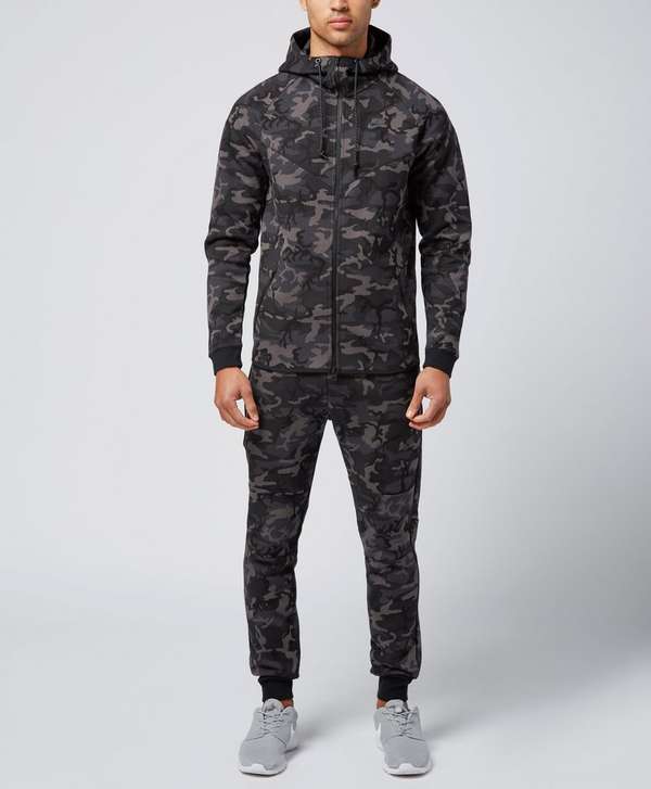 nike tech fleece tracksuit white camo