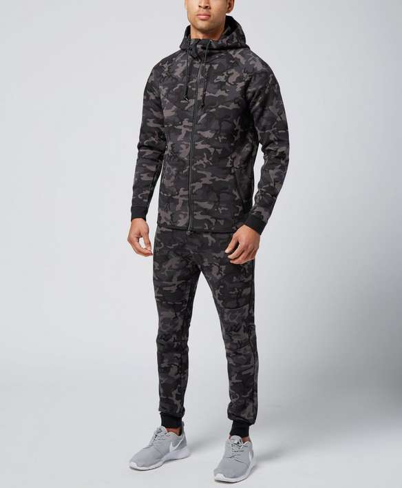 nike black camo tracksuit