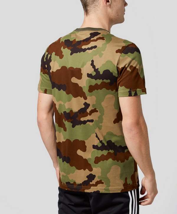 adidas originals camo trefoil t shirt khaki adidas originals camo trefoil t shirt khaki