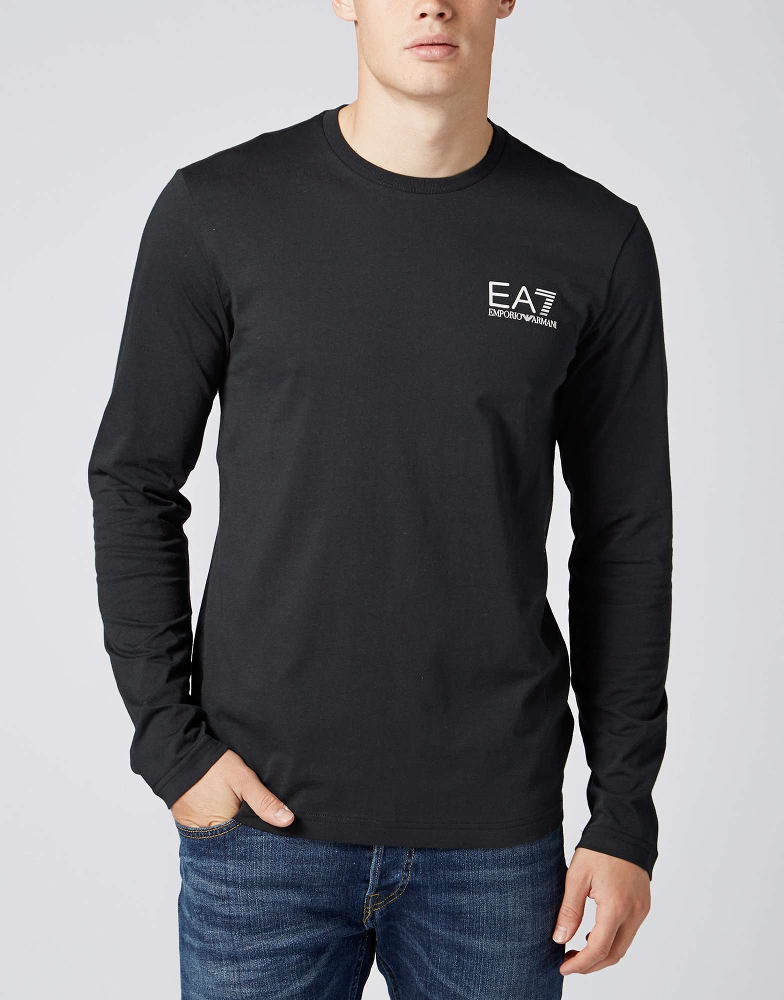 ea7 black and gold t shirt