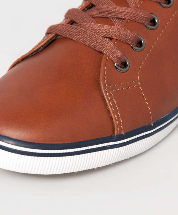 fred perry kingston black leather