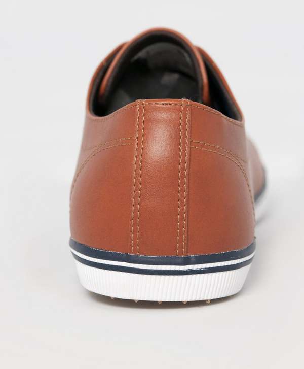 fred perry kingston black leather