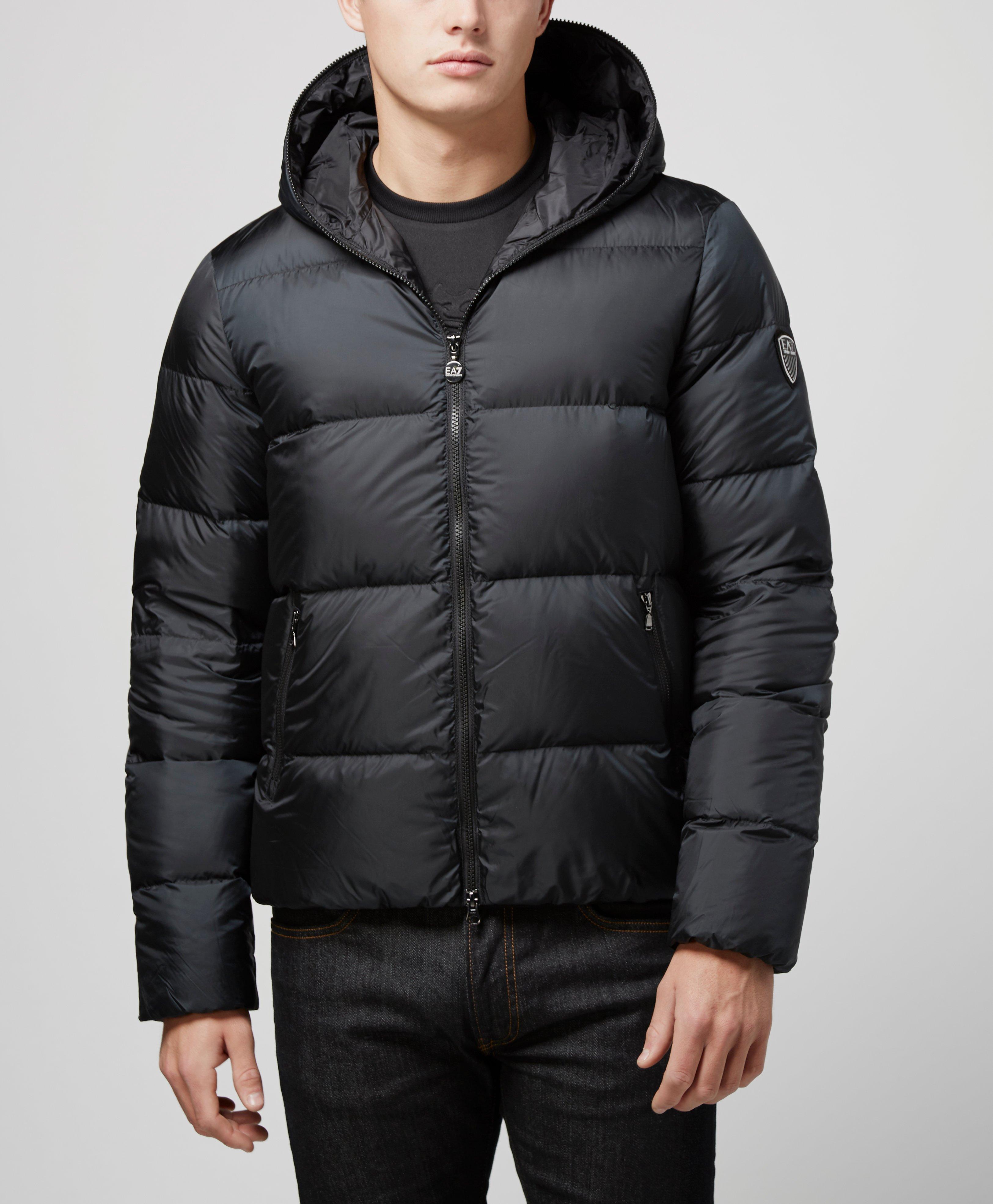 ea7 down jacket black