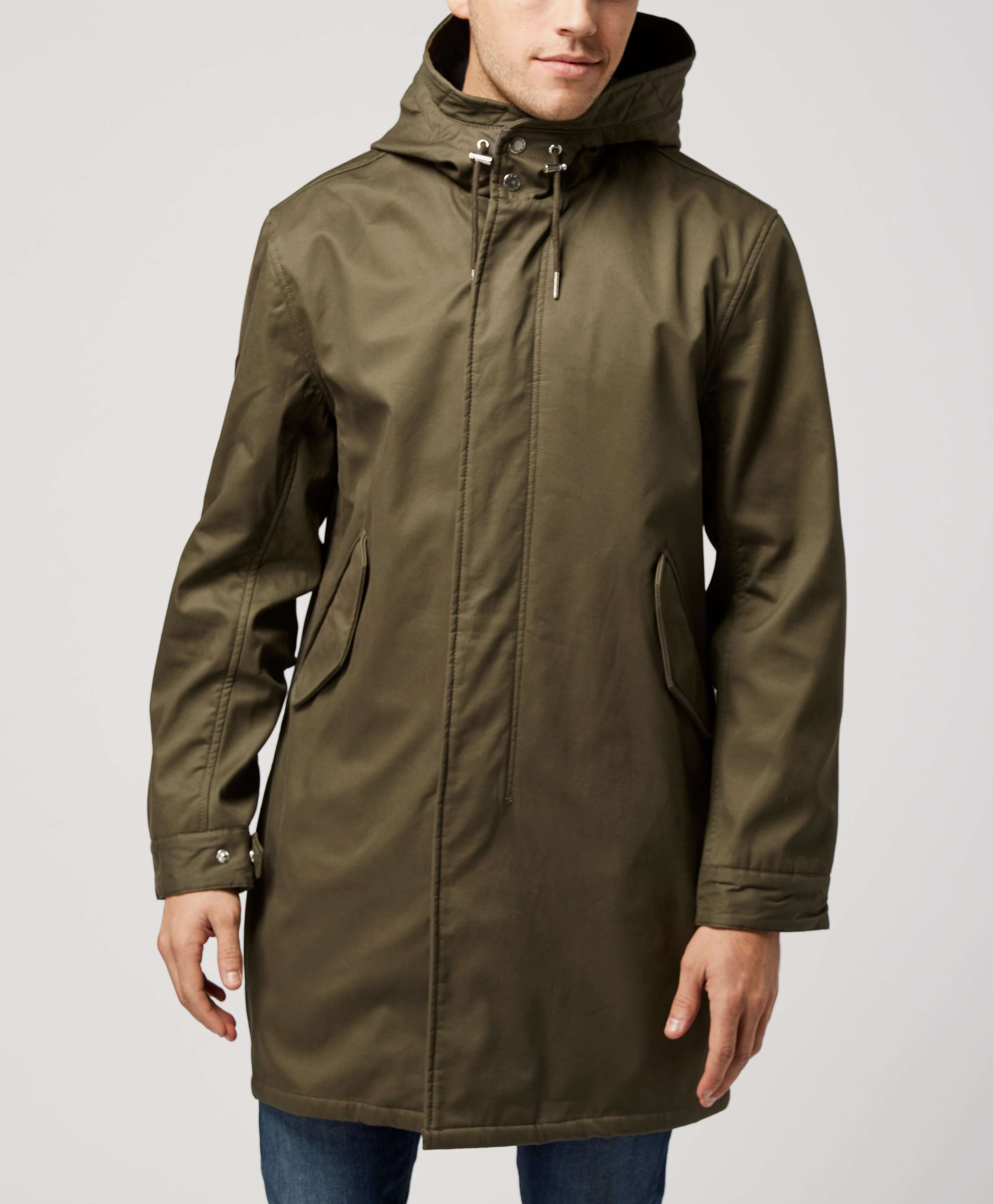Pretty Green Bonded Parka scotts Menswear