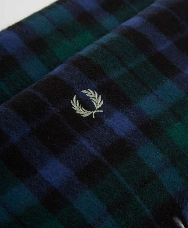 Fred Perry Watch Tartan Scarf | scotts Menswear