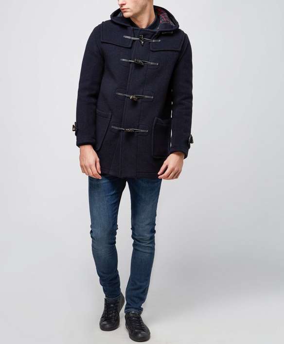 Gloverall Mid Length Duffle Coat | scotts Menswear