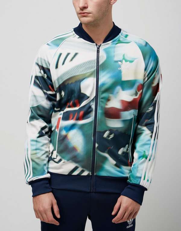adidas Originals Shoe Chaos Track Top | scotts Menswear adidas Originals Shoe Chaos Track Top