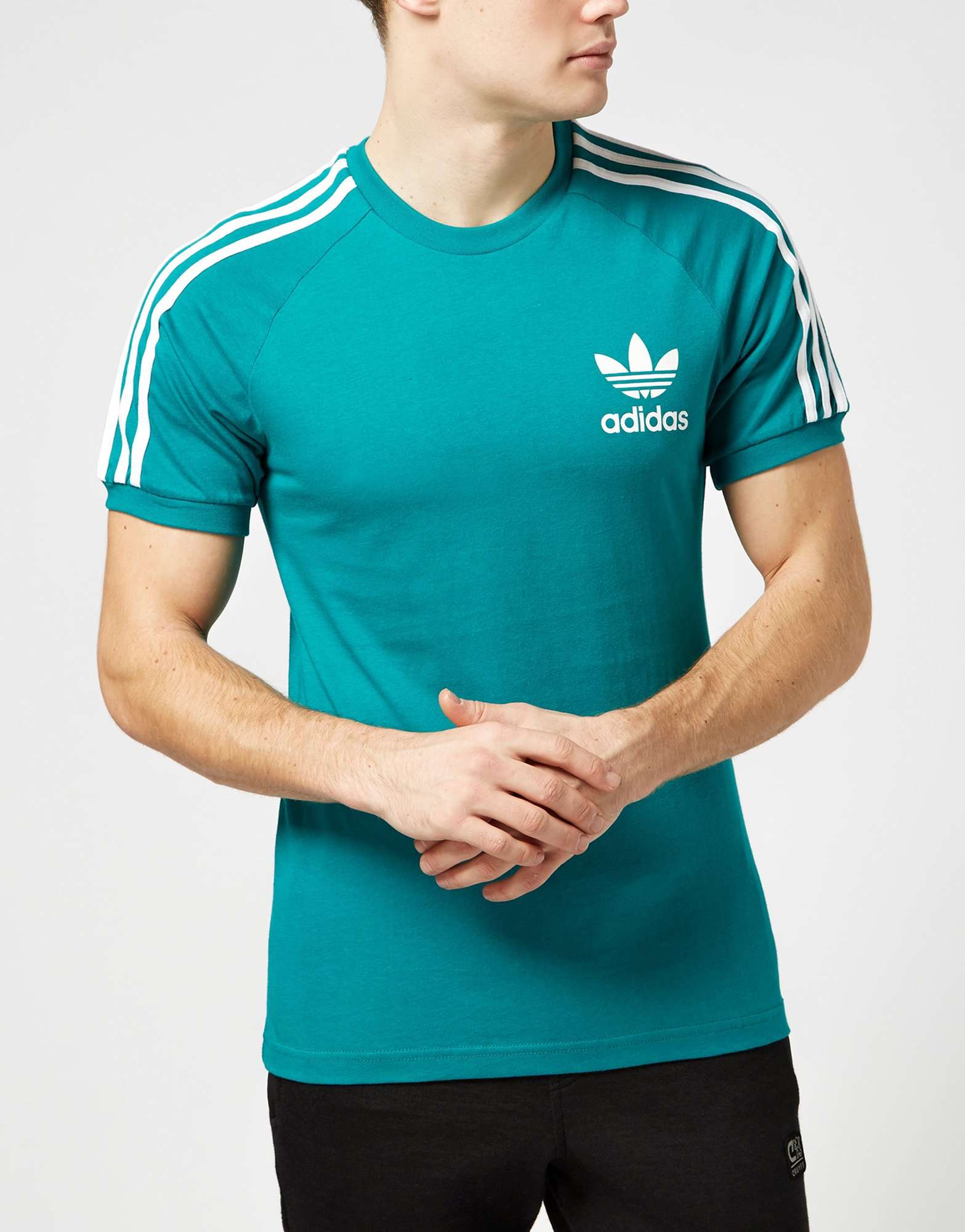 adidas green california t shirt