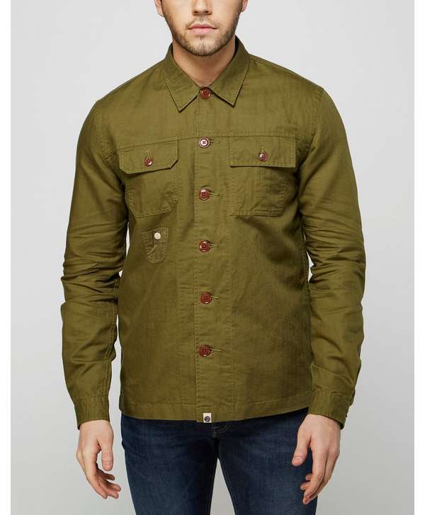 Pretty Green Smamford Pocket Shirt | scotts Menswear