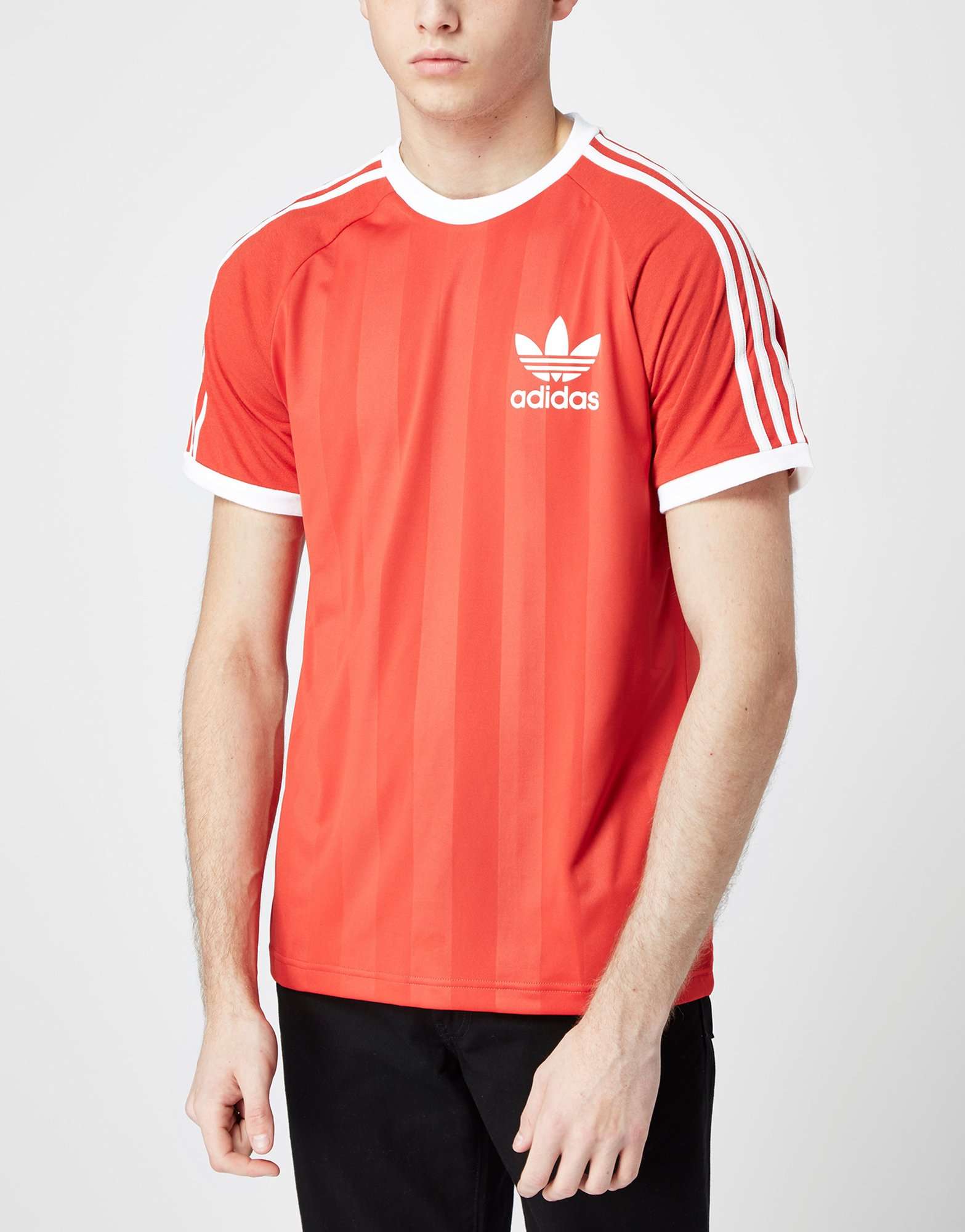 adidas california red t shirt