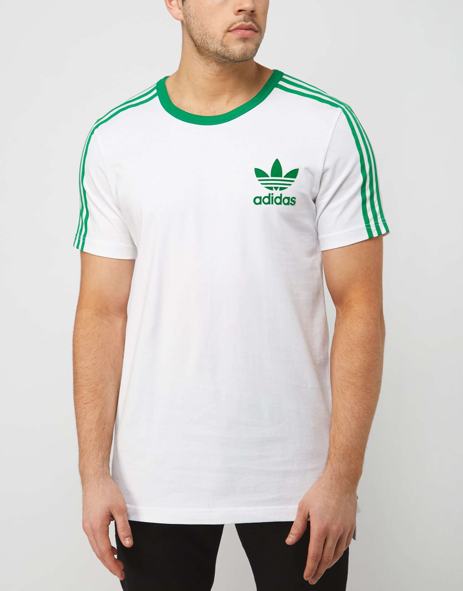 adidas green california t shirt