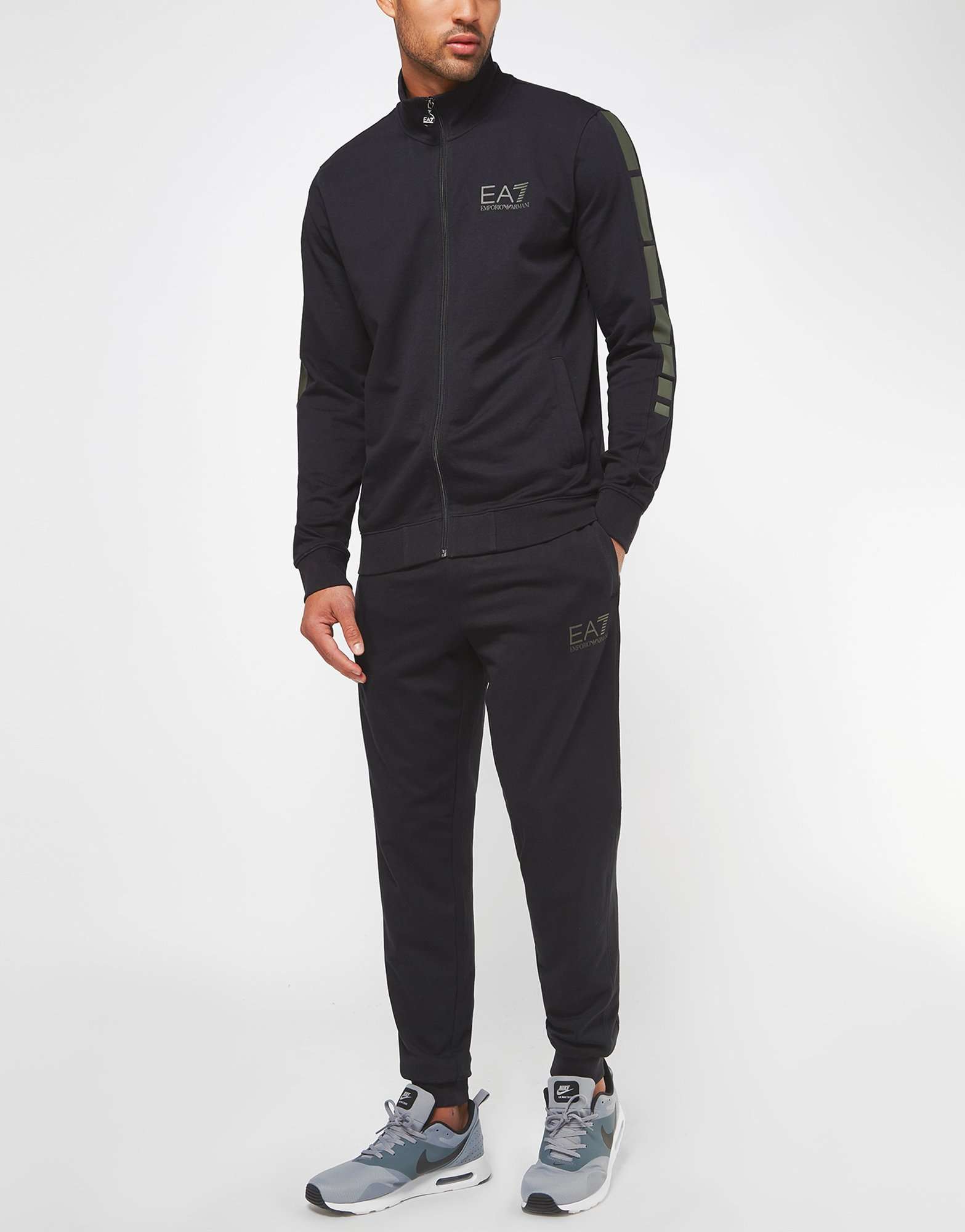 grey emporio armani tracksuit