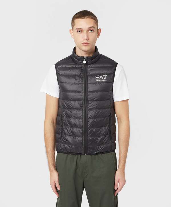 Emporio Armani EA7 Bubble Padded Gilet | scotts Menswear