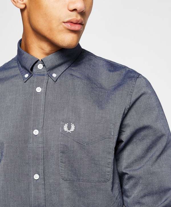 fred perry oxford shirt white