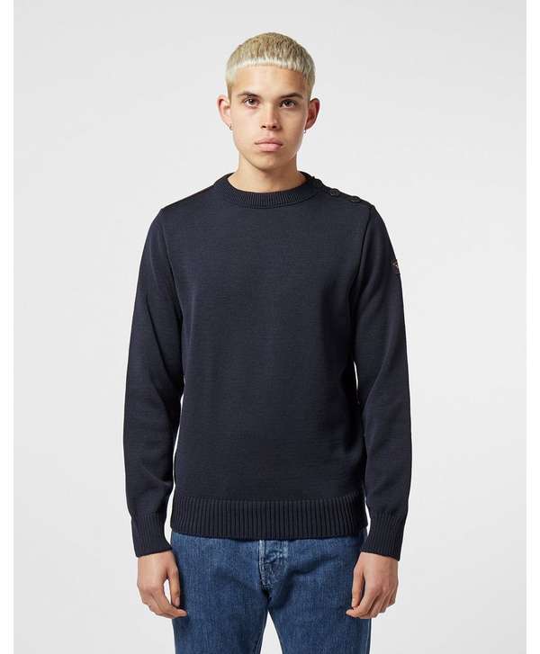 Paul and Shark Button Shoulder Jumper | scotts Menswear