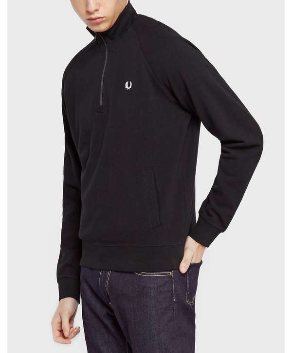 Fred Perry Half Zip Pique Knit Scotts Menswear