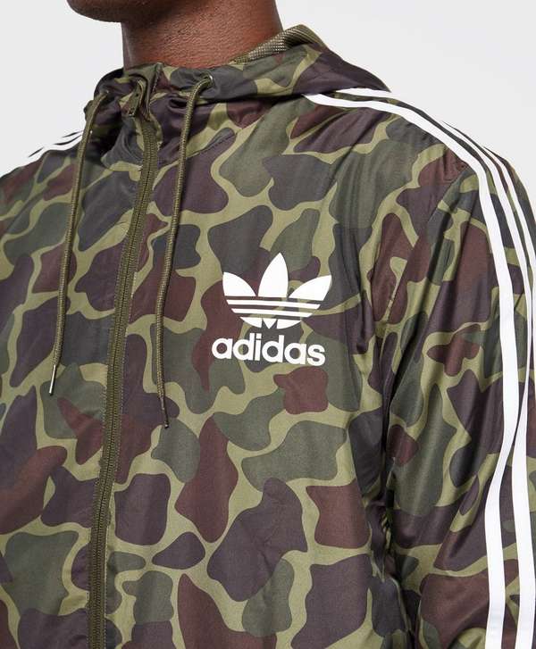 adidas camo windbreaker