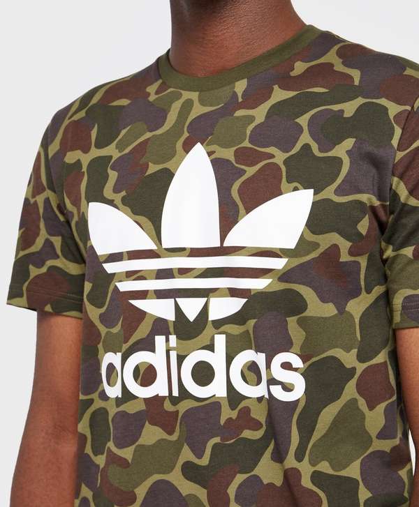 adidas Originals Camouflage Short Sleeve T-Shirt | scotts Menswear